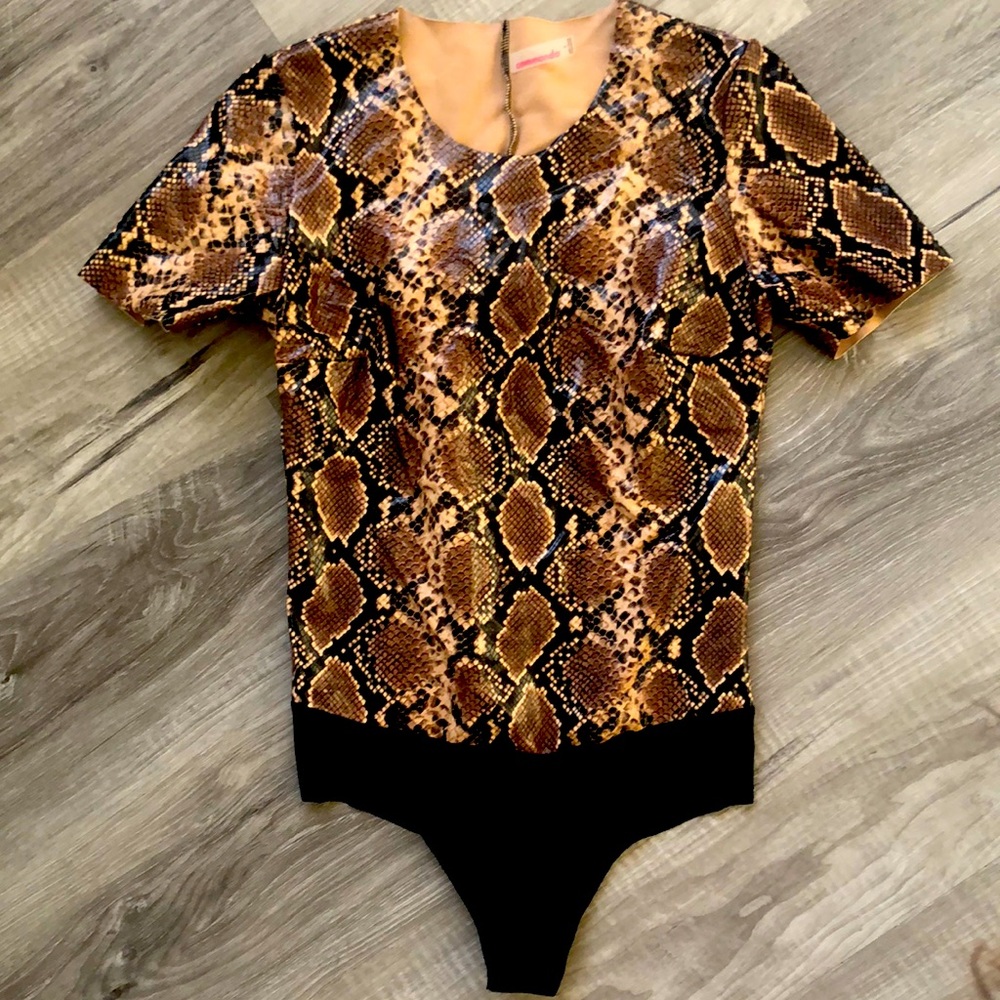 Commando snake print bodysuit